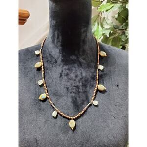 George Women's Multicolor Seed Bead Stylish Pendant Necklace